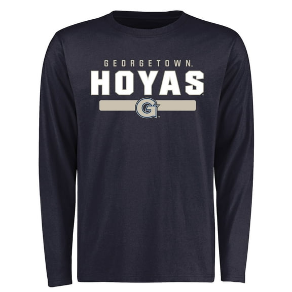 Men's Navy Georgetown Hoyas Team Strong Long Sleeve T-Shirt