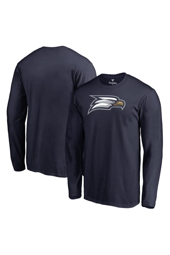 Men's Navy Georgia Southern Eagles Primary Team Logo Long Sleeve T-Shirt