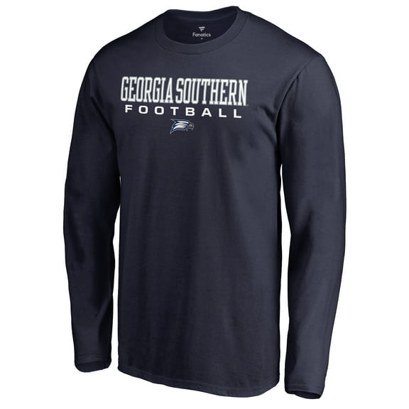 Men's Navy Georgia Southern Eagles Team Unity Football Long Sleeve T-Shirt