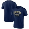 thumbnail image 1 of Men's Navy Georgia Tech Yellow Jackets Basic Team Arch T-Shirt, 1 of 3