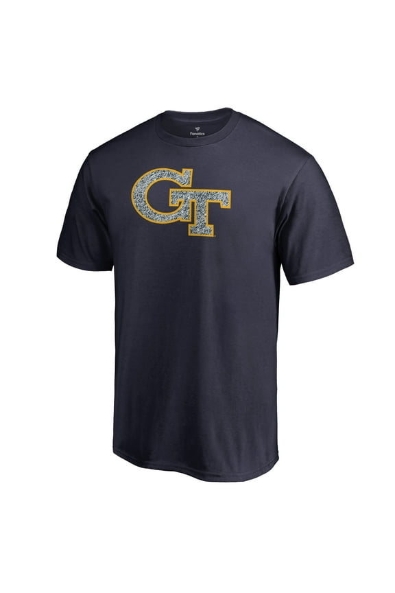 Men's Navy Georgia Tech Yellow Jackets Static Logo T-Shirt