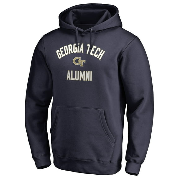 Men's Navy Georgia Tech Yellow Jackets Team Alumni Pullover Hoodie