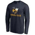 thumbnail image 1 of Men's Navy Georgia Tech Yellow Jackets Team Lockup Long Sleeve T-Shirt, 1 of 3