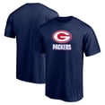 thumbnail image 1 of Men's  Navy Green Bay Packers Red White and Team T-Shirt, 1 of 3