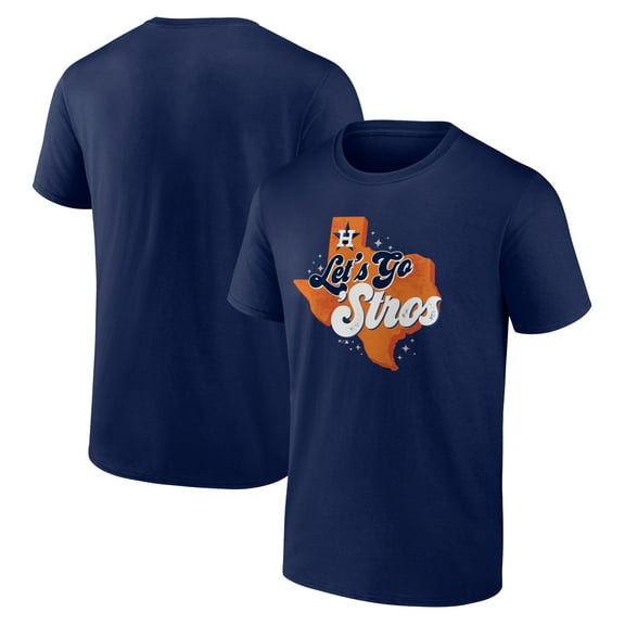 Men's Navy Houston Astros Hometown Collection Texas Scripty T-Shirt