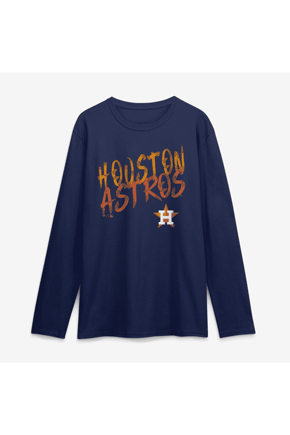 Men's Navy Houston Astros Hustle Long Sleeve T-Shirt