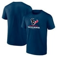 thumbnail image 1 of Men's  Navy Houston Texans Team Lockup T-Shirt, 1 of 3
