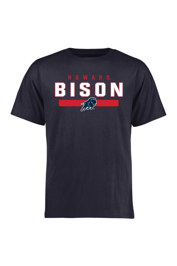 Men's Navy Howard Bison Team Strong T-Shirt