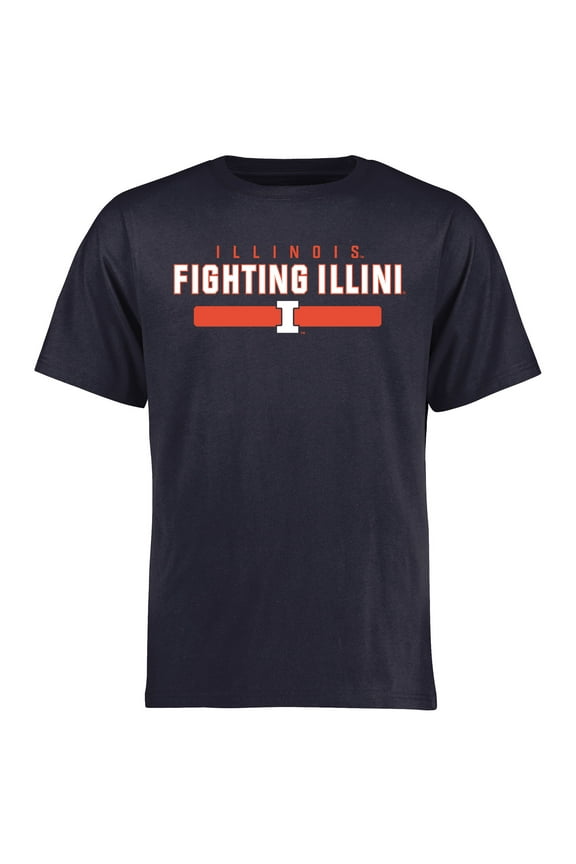 Men's Navy Illinois Fighting Illini Team Strong T-Shirt
