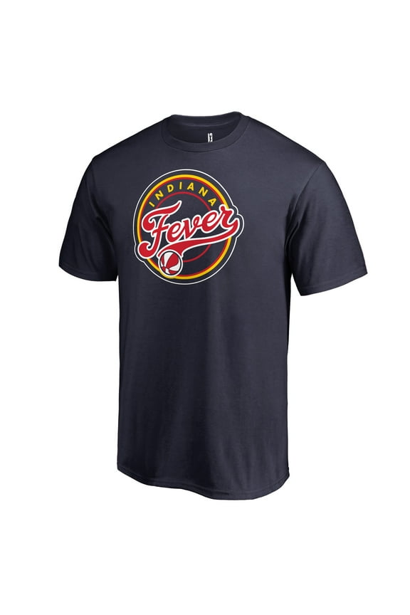 Men's Navy Indiana Fever Primary Logo T-Shirt