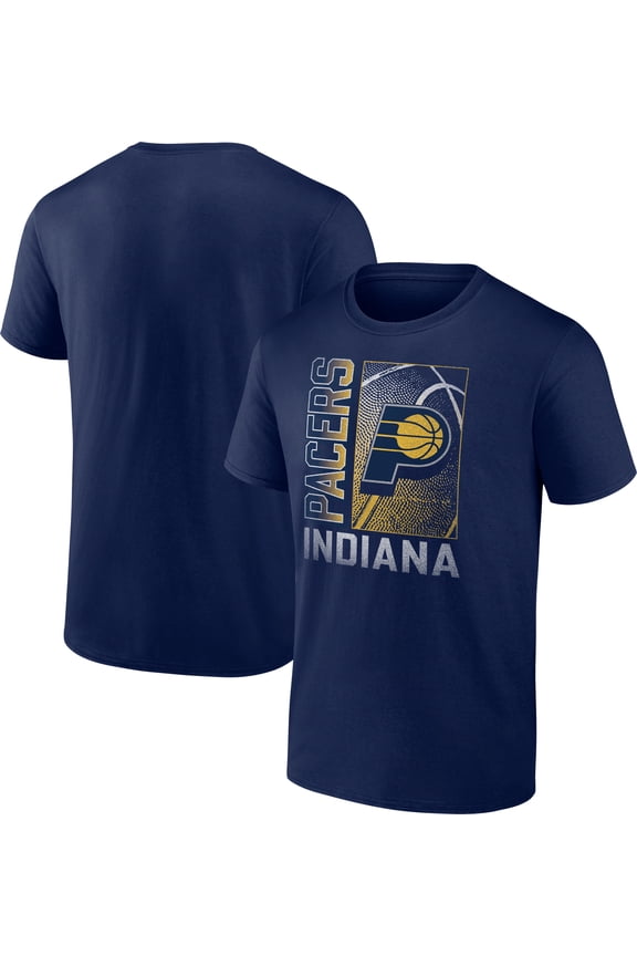 Men's Navy Indiana Pacers '90s Graphic T-Shirt