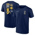 thumbnail image 1 of Men's Navy Indiana Pacers Split Zone T-Shirt, 1 of 3