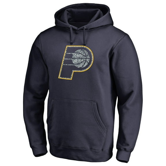 Men's Navy Indiana Pacers Static Logo Pullover Hoodie