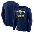 thumbnail image 1 of Men's Navy Indiana Pacers Victory Arch Team Long Sleeve T-Shirt, 1 of 3