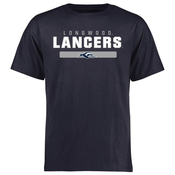 Men's Navy Longwood Lancers Team Strong T-Shirt