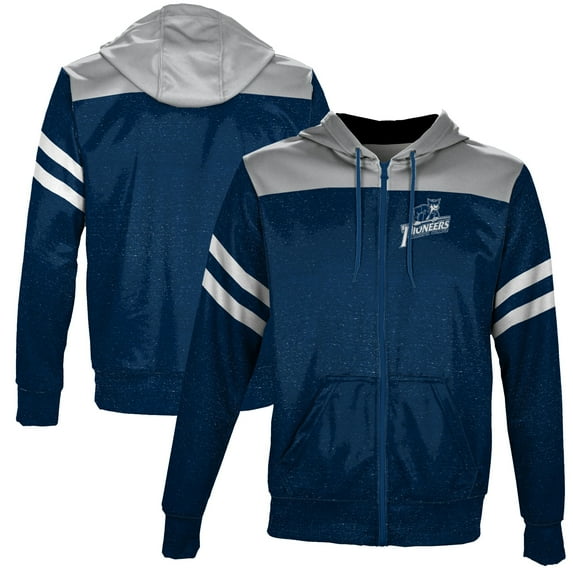Men's Navy Marietta College Pioneers Full-Zip Hoodie
