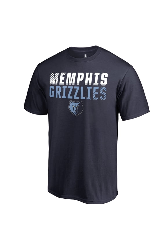 Men's Navy Memphis Grizzlies Fade Out T-Shirt