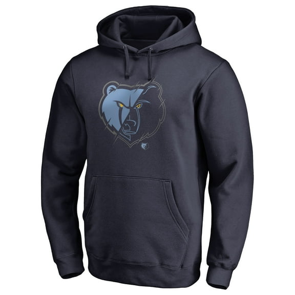 Men's Navy Memphis Grizzlies X-Ray Pullover Hoodie