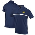 thumbnail image 1 of Men's Navy Michigan Wolverines Color Blocked Stretch Polo, 1 of 3