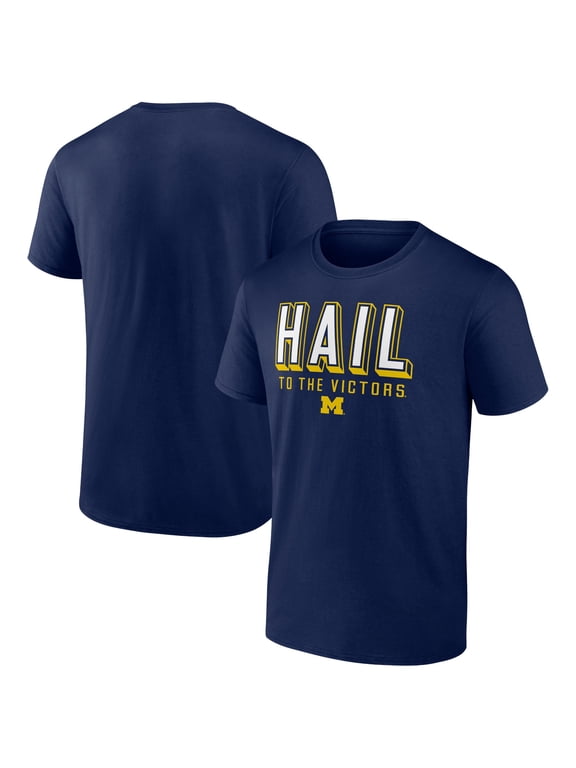 Men's Navy Michigan Wolverines Home Field Win T-Shirt