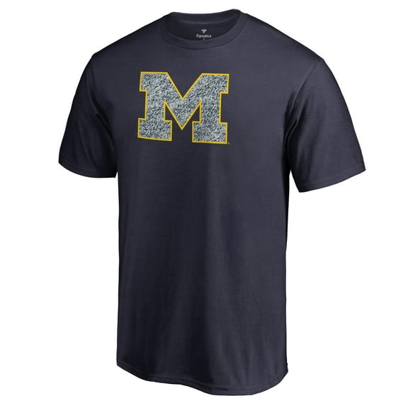 Men's Navy Michigan Wolverines Static Logo T-Shirt