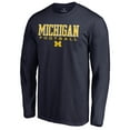 thumbnail image 1 of Men's Navy Michigan Wolverines Team Unity Football Long Sleeve T-Shirt, 1 of 3