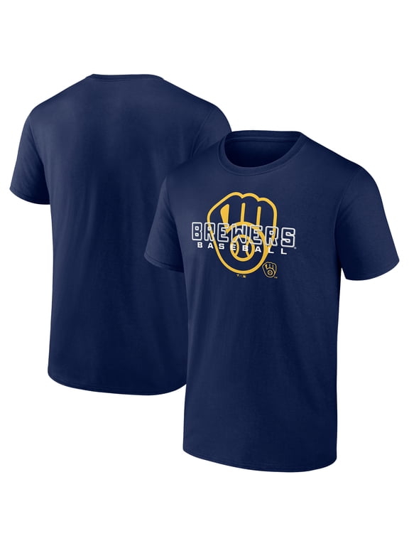 Men's Navy Milwaukee Brewers Stellar T-Shirt