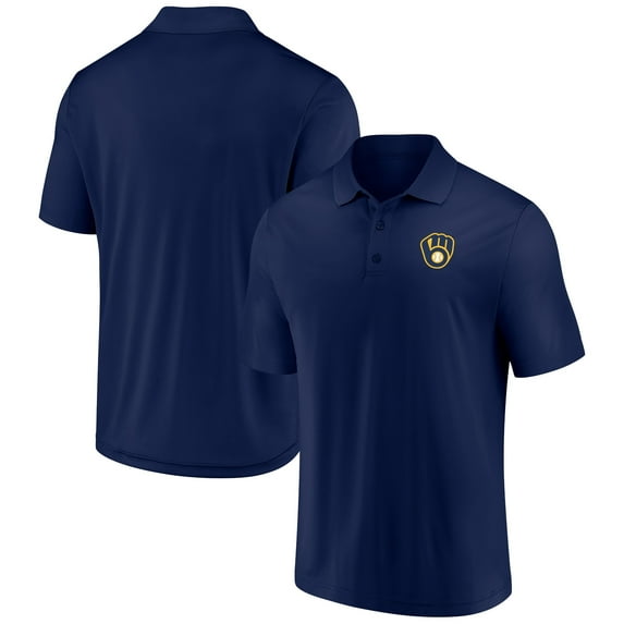 Men's Navy Milwaukee Brewers Winning Streak Polo