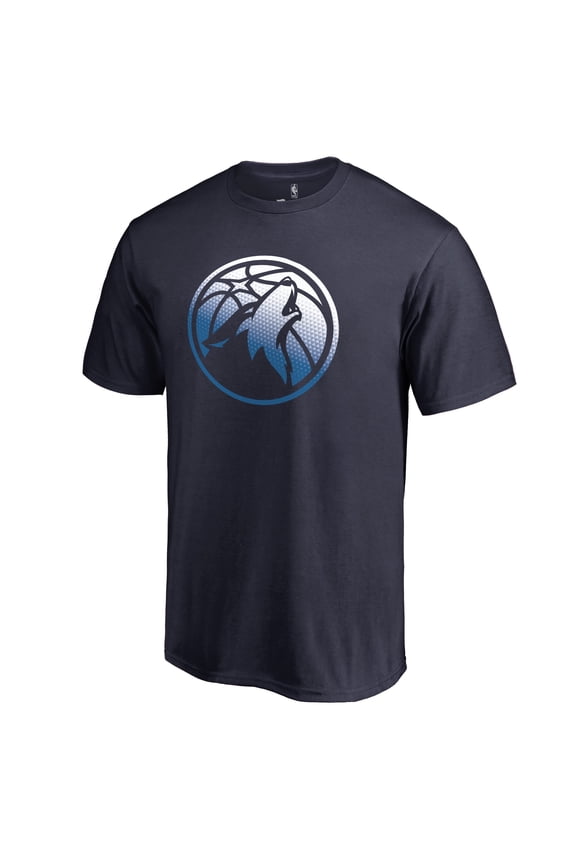 Men's Navy Minnesota Timberwolves Gradient Logo T-Shirt