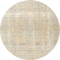 thumbnail image 1 of Ahgly Company Machine Washable Indoor Round Traditional Vanilla Gold Area Rugs, 3' Round, 1 of 7