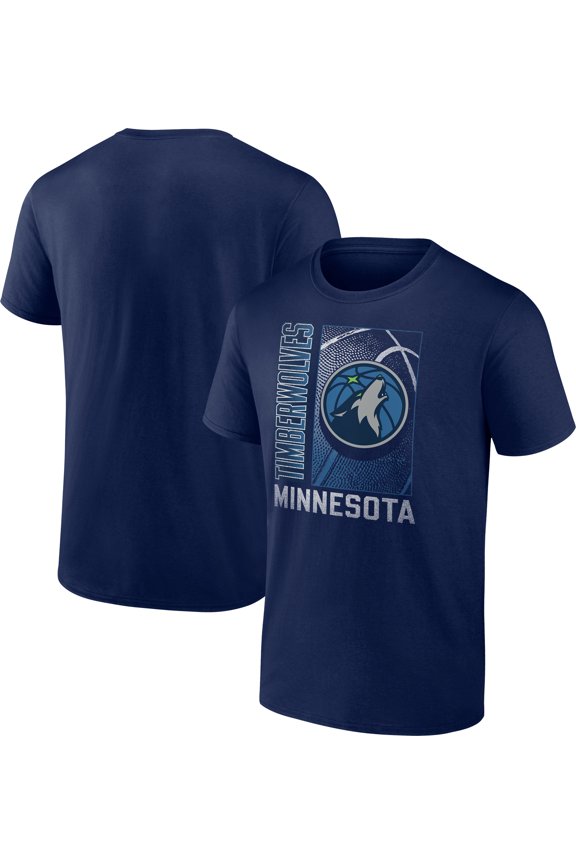 Men's Navy Minnesota Timberwolves '90s Graphic T-Shirt