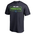 thumbnail image 1 of Men's Navy Minnesota Timberwolves We Are Iconic Collection T-Shirt, 1 of 3