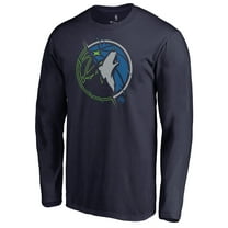 Men's Navy Minnesota Timberwolves X-Ray Long Sleeve T-Shirt