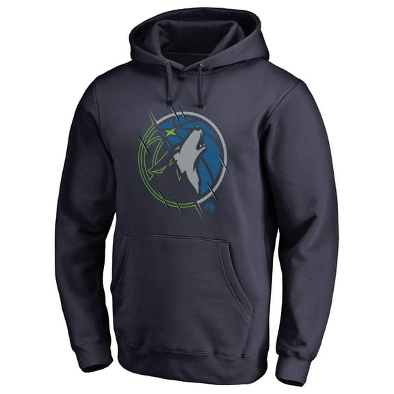 Men's Navy Minnesota Timberwolves X-Ray Pullover Hoodie