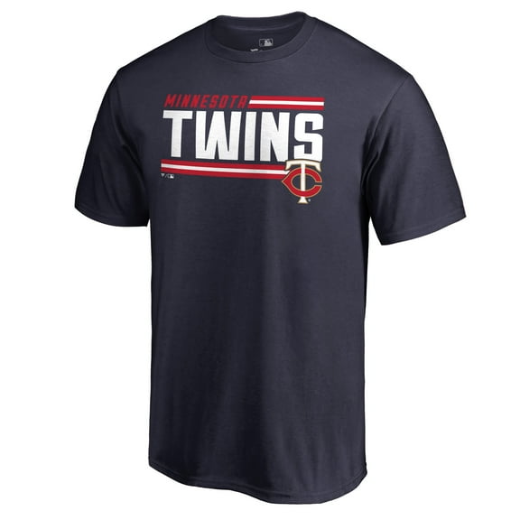 Men's Navy Minnesota Twins Onside Stripe T-Shirt