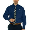 thumbnail image 1 of Men's Navy Monmouth Hawks Wicked Woven Long Sleeve Button-Down Shirt, 1 of 1
