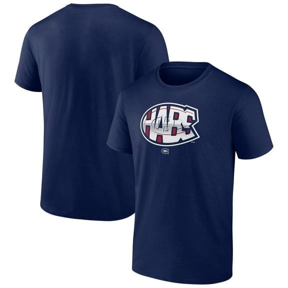 Men's Navy Montreal Canadiens Ice Cluster T-Shirt