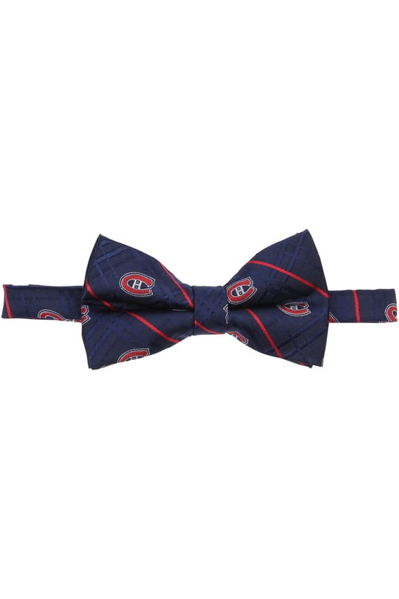 Men's Navy Montreal Canadiens Oxford Bow Tie