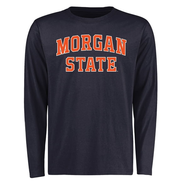 Men's Navy Morgan State Bears Everyday Long Sleeve T-Shirt
