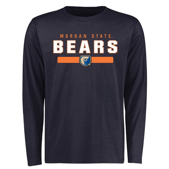 Men's Navy Morgan State Bears Team Strong Long Sleeve T-Shirt