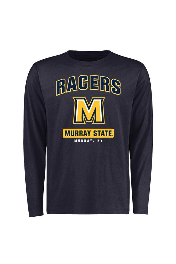 Men's Navy Murray St. Racers Campus Icon Long Sleeve T-Shirt