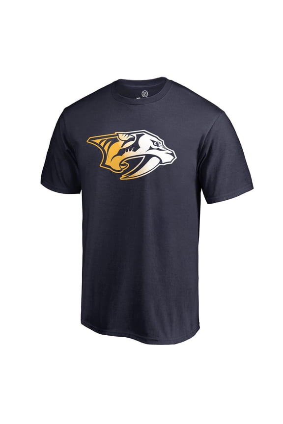 Men's Navy Nashville Predators Gradient Logo T-Shirt