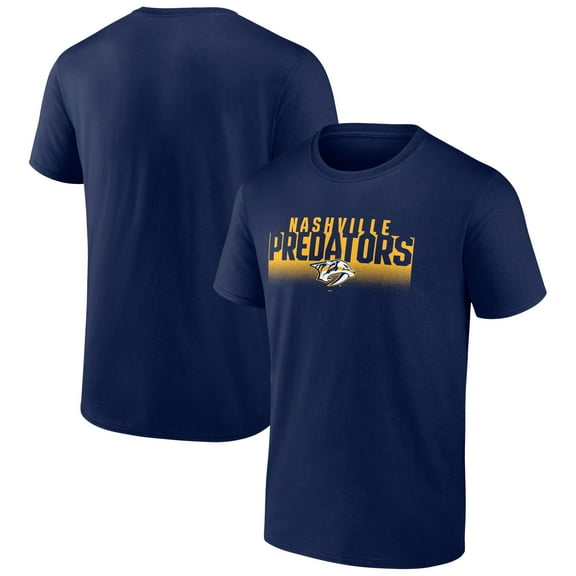 Men's Navy Nashville Predators Solid Formation T-Shirt