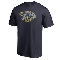 Men's Navy Nashville Predators Static Logo T-Shirt