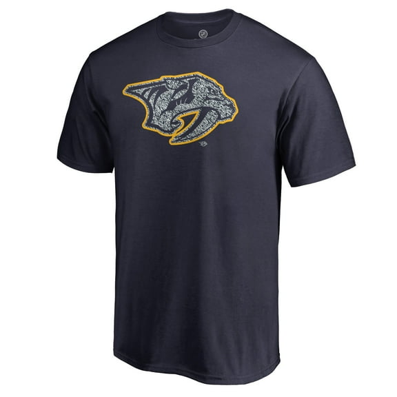 Men's Navy Nashville Predators Static Logo T-Shirt