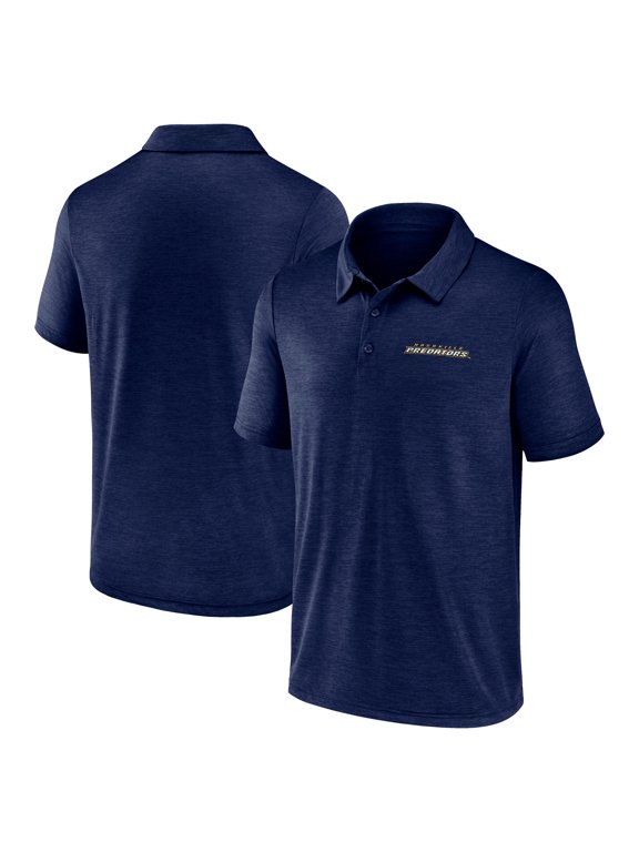 Men's Logo Athletic Navy Nashville Predators Unstoppable Polo