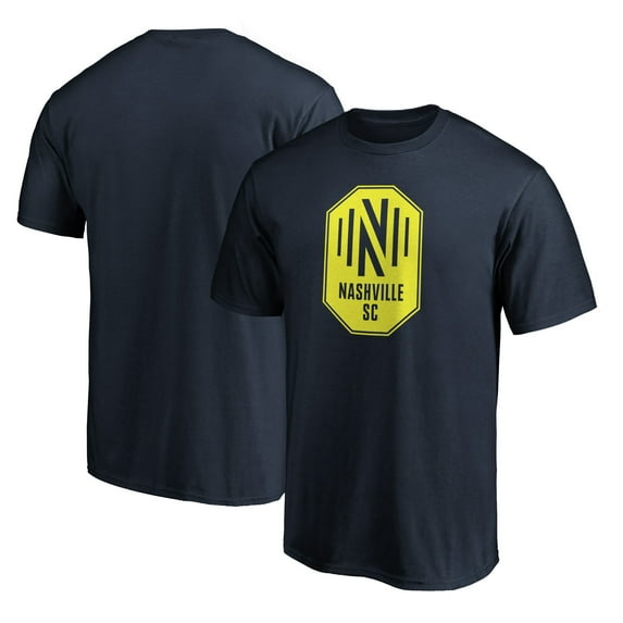Men's Navy Nashville SC Official Logo T-Shirt
