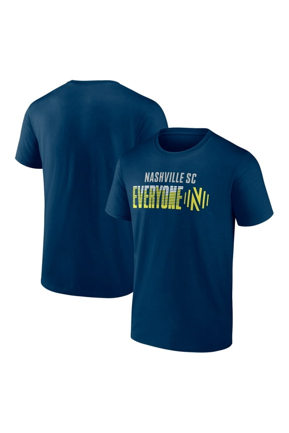 Men's Navy Nashville SC Team Chant T-Shirt