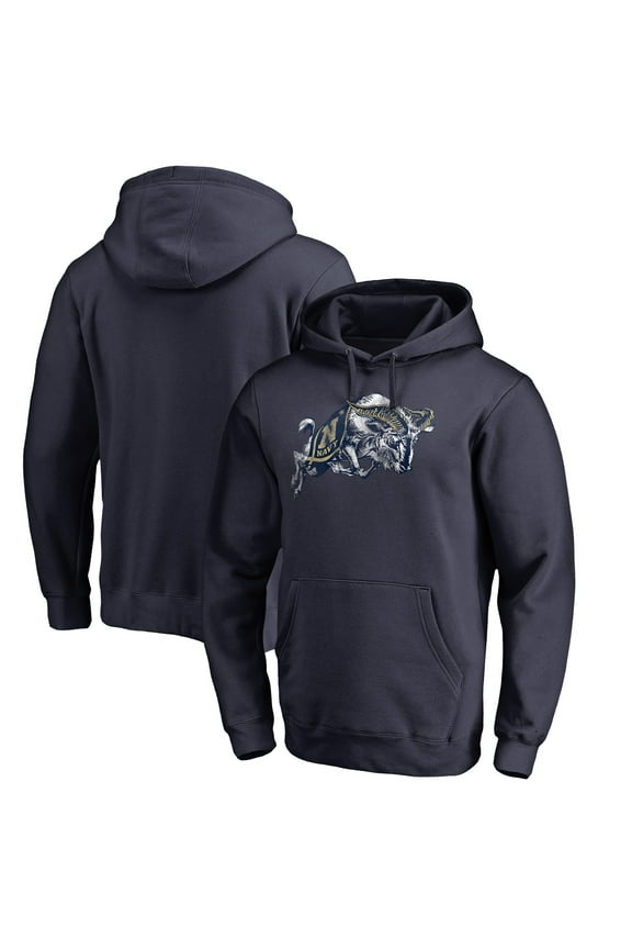 Men's Navy Navy Midshipmen Classic Primary Pullover Hoodie