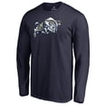 thumbnail image 1 of Men's Navy Navy Midshipmen Primary Team Logo Long Sleeve T-Shirt, 1 of 3